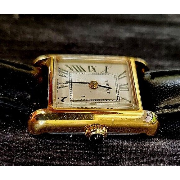 Antique 160 yr old Tissot Rare Mechanical Watch Gold Helvetia Runs Great - Picture 6 of 11